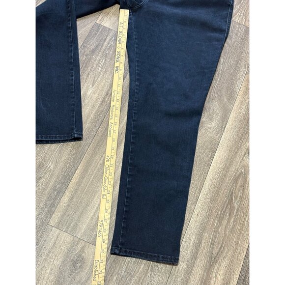 LEVI'S MID RISE SKINNY WOMENS PLUS SIZE 16W DENIM DARK WASH BLUE JEANS STRETCH - Picture 8 of 10